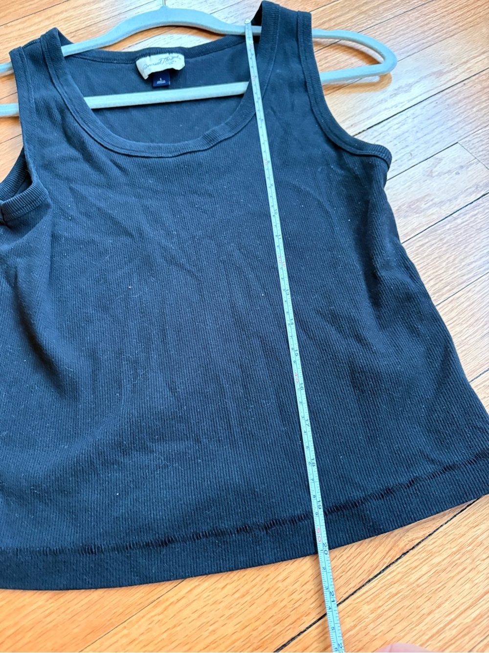 Universal Thread Black Ribbed Tank Top - Picture 6 of 7